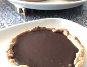 Tartelette où tarte chocolat caramel