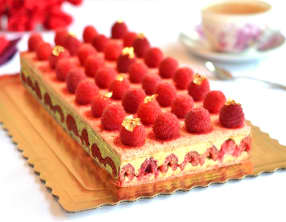 Le Framboisier Pistache