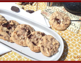 Cookies aux trois chocolats