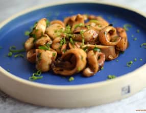 Seiches, encornets ou calamars à la plancha