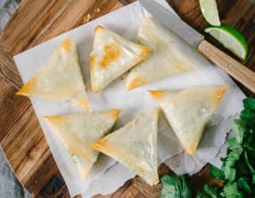 Samoussa aux légumes et épices indiennes