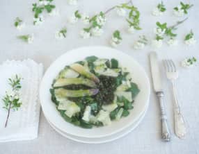 Salade de lentilles au cresson