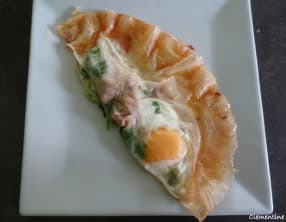 Brick à l’œuf et brick au fromage