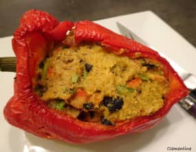 Poivrons rouges farcis