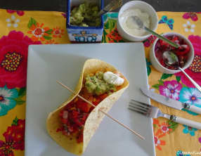Tacos aux crevettes