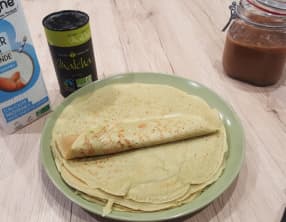 Crêpes super moelleuses au thé matcha