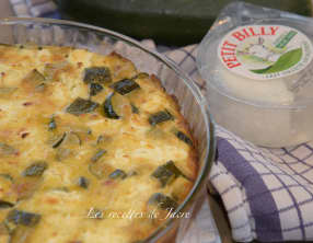 Cuajada fondante aux courgette et chèvre