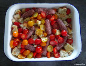 Plaque Haricots blancs et saucisses