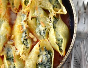 Pâtes farcies à la ricotta et épinards