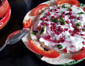 Shafout à la menthe et à la grenade