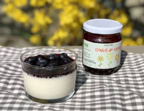 Panacotta au cassis