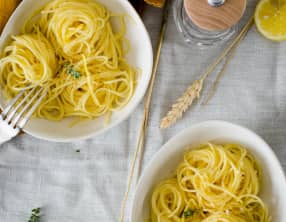 Pâtes au citron et parmesan