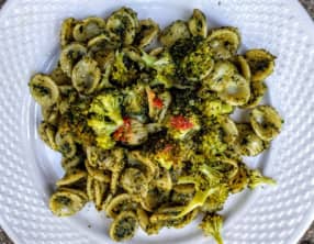 Orecchiette pesto et broccoli
