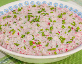 Tartinade de radis
