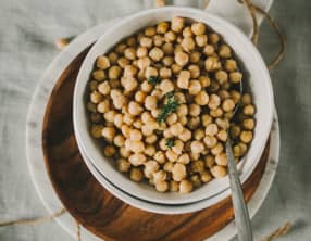 Salade de pois-chiche au cumin et citron