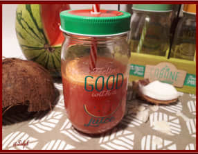 Jus de pastèque et Coco
