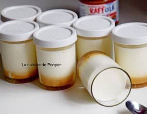 Yaourt maison à la confiture de lait