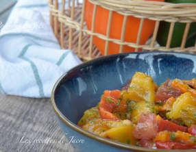 Poivrons confits au cumin et citron