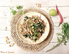 Pad Thai vegan au tofu et kale