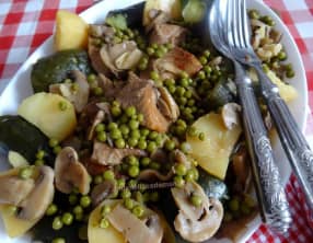 Sauté de veau aux légumes