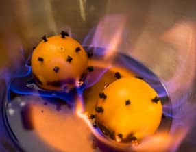 Punch flambé d'hiver Colada