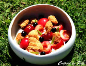 Fontainebleau cerises et sureau