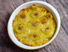 Gratin de bananes plantains