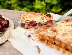 Tarte streusel aux cerises