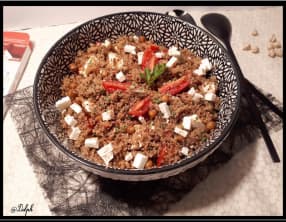 Salade de Quinoa et pois chiches rôtis
