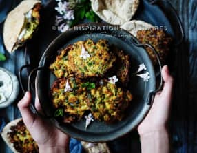 Beignets de chou fleur frits aux épices