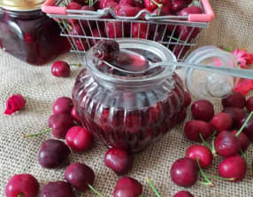 Cerises au sirop maison