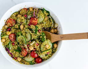 Taboulé au quinoa et aux légumes d'été