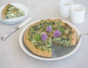 Tarte aux blettes et roquefort