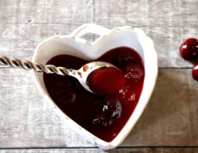 Confiture de cerises vanillée