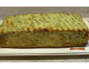 Pain de courgettes au basilic