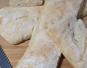 Le pain ciabatta 
