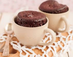 Mug cake fondant au chocolat