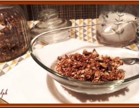 Granola chocolat-amande