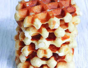 Gaufres de Liège moelleuses et croustillantes