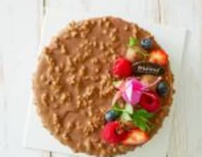 Entremets chocolat au lait noisette