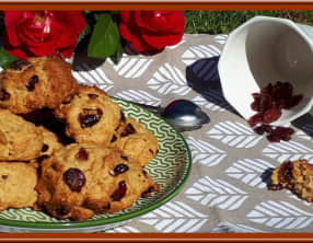 Biscuits Canadien aux cranberries