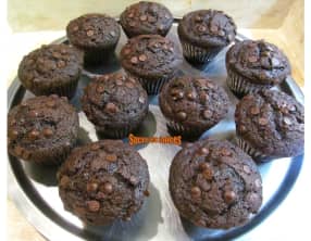 Muffins corsés au chocolat