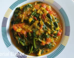 Curry tomate épinard