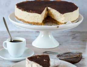 Cheesecake sans cuisson comme un tiramisu