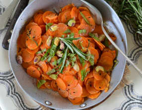 Salade de carotte au cumin, citron et menthe