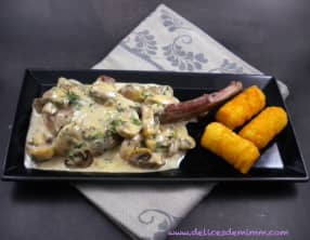 Côtes de porc à la forestière