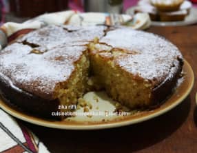 Gâteau aux noix et à la chicorée