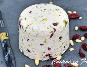 Fromage frais pistache et craneberries