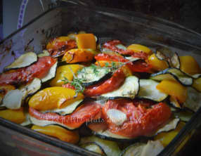 Tian provençal à la morue