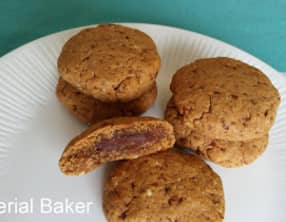 Cookies noisette fourrés au chocolat